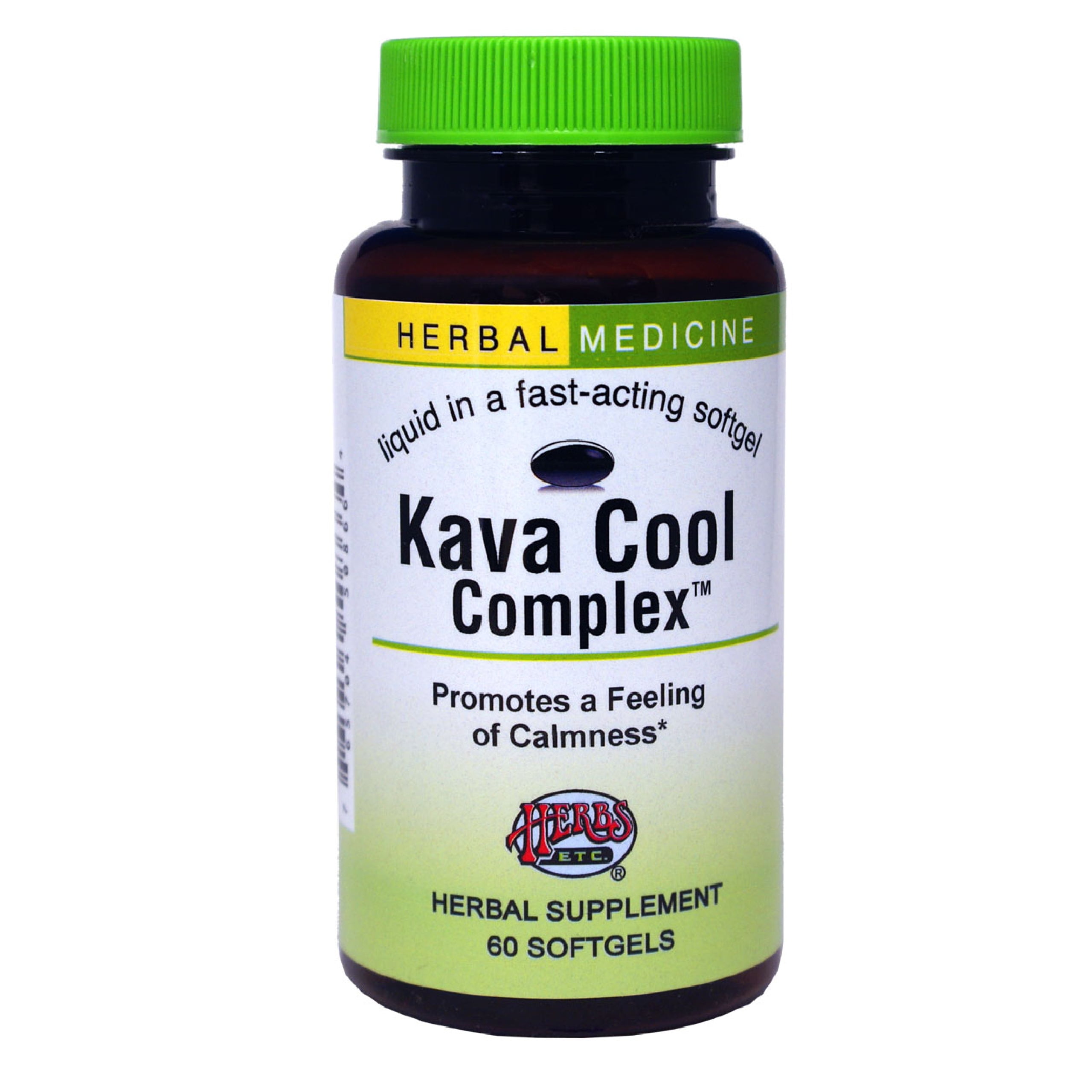 Herbs Etc. Kava Cool Complex - 60 Softgels - Walmart.com