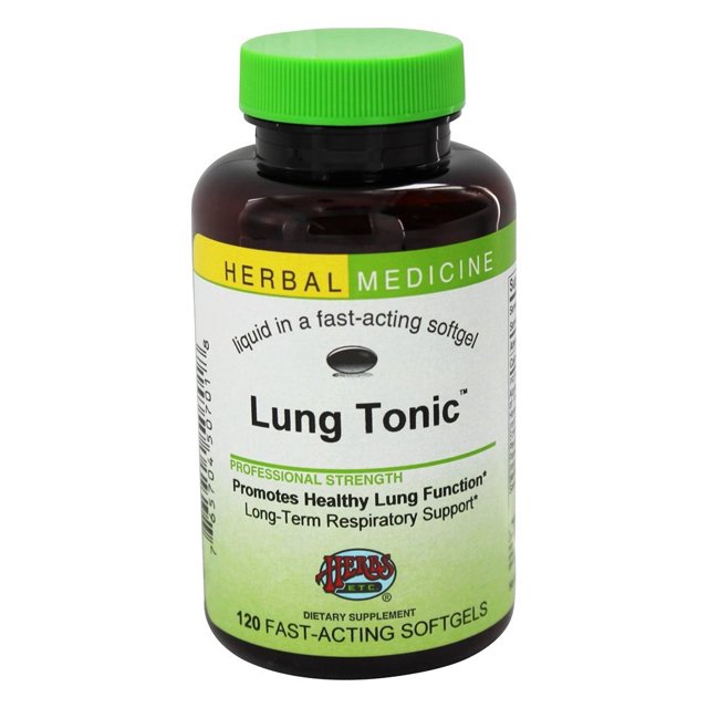 Herbs Etc Lung Tonic Alcohol Free 120 Softgels