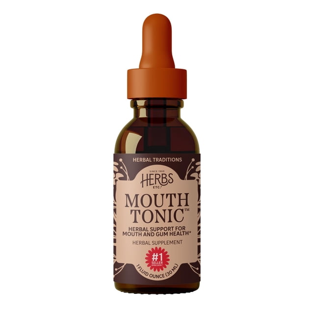 Herbs Etc. Mouth Tonic, 1 fl oz (30 ml) - Natural Herbal Medicine ...