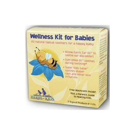 Herbs For Kids Wellness Kit for Babies 3 Piece Kit