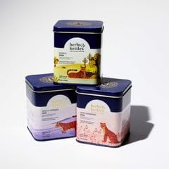 Herbs & Kettles Chai Combo Set | Masala Chai, Rose Cardamom Chai & Vanilla Lavender | Gourmet Loose Leaf Tea for Tea Lovers | Premium Indian Tea Collection for Birthdays, Holidays & Special Occasions