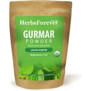 Herbsforever Gurmar Powder  Leaves Powder  Gymnema Sylvestre  Support Healthy Sweet Level  Non GMO, Organic, Vegan  454 GMS