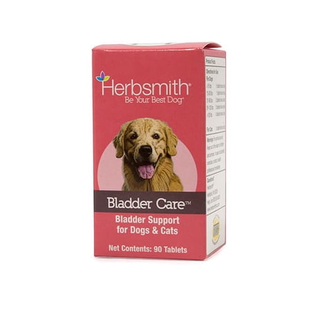 Herbsmith Bladder Care for Cats and Dogs – Maintains Urinary Health for Dogs and Cats – Dog and Cat Kidney Support – 90 Tablets