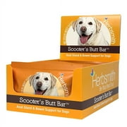 Herbsmith Scooter’s Butt Bars - Anal Gland and Bowel Support with Pumpkin Fiber for Dogs- Digestive Aid for Dogs - Dog Fiber Bars - Case of 8 Large Bars