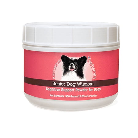 Herbsmith Senior Dog Wisdom – Dog Dementia Supplement – DHA for Senior Dog Brain Health - Senior Supplement for Dogs- 500g