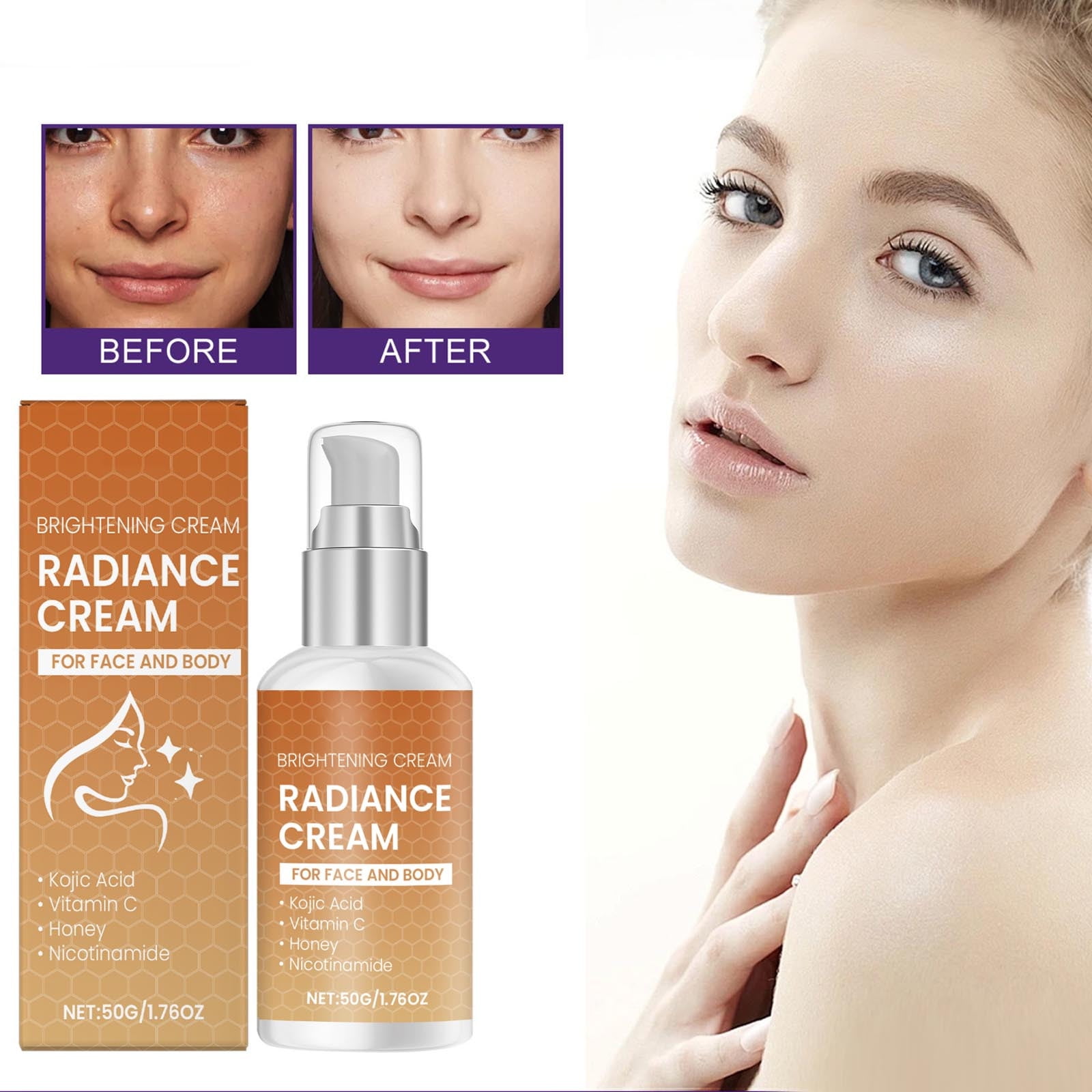 Herbzj Skin Care Brightening And Beauty Cream Brightens And Moisturizes ...