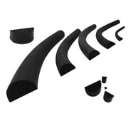 Herco 837 Closed-Cell Expanded Neoprene Rubber Sponge Cord Gasket - Half-Round - 1-1/4" x 25 ft.