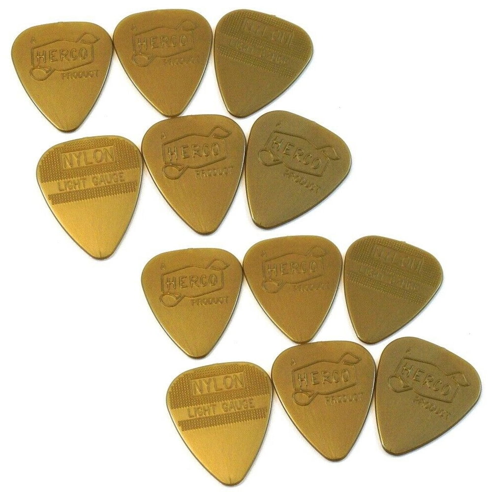 Herco Guitar Picks  Vintage 66  12 Pack  Light  HEV210P