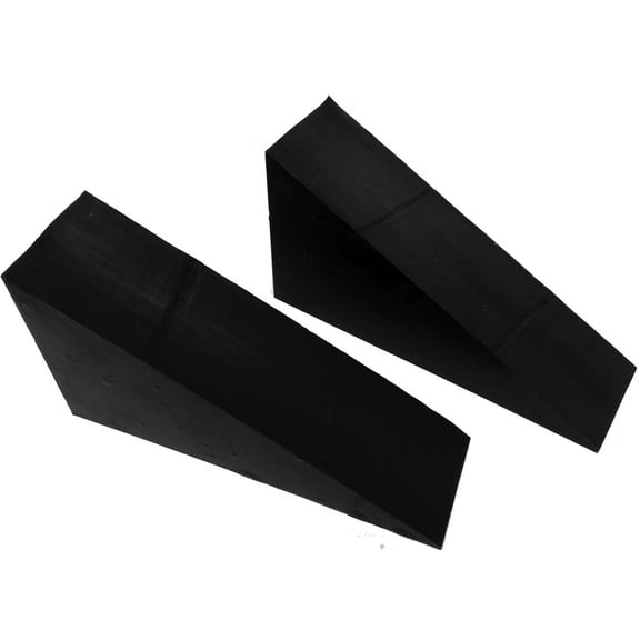 Herco Heavy Duty Solid Rubber Doorstop - 2 pcs