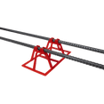 thumbnail image 1 of Hercules 2 Bar Footing Stand - (40 Count) Superior Strength & Quality Concrete Snap Rebar Chair, 1 of 4