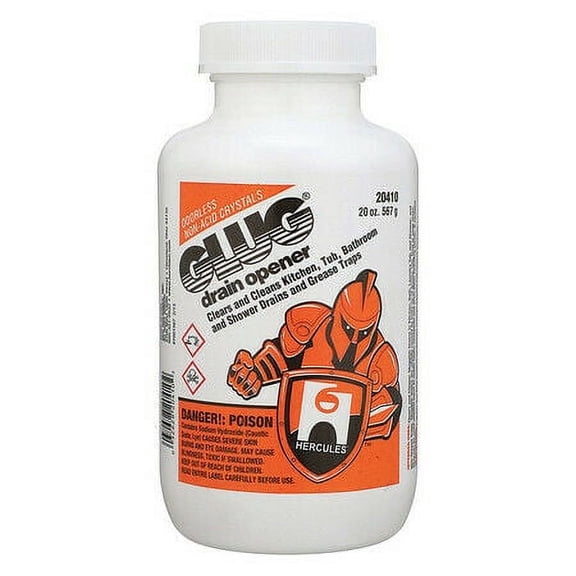 Hercules 20410 Crystal Drain Opener,20 Oz.
