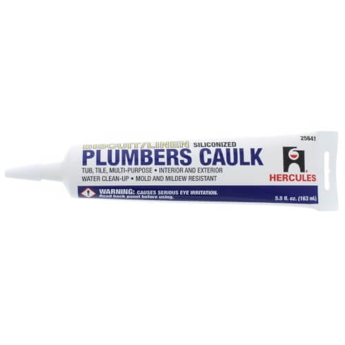 Oatey Hercules 5.5oz Plumbers Caulk Sealant in Biscuit/Linen - 25641
