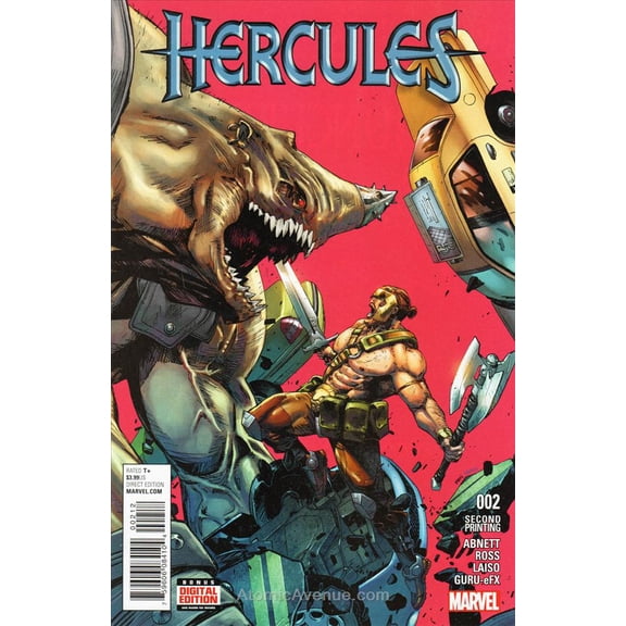 Hercules (4th Series) #2 (2nd) VF ; Marvel Comic Book