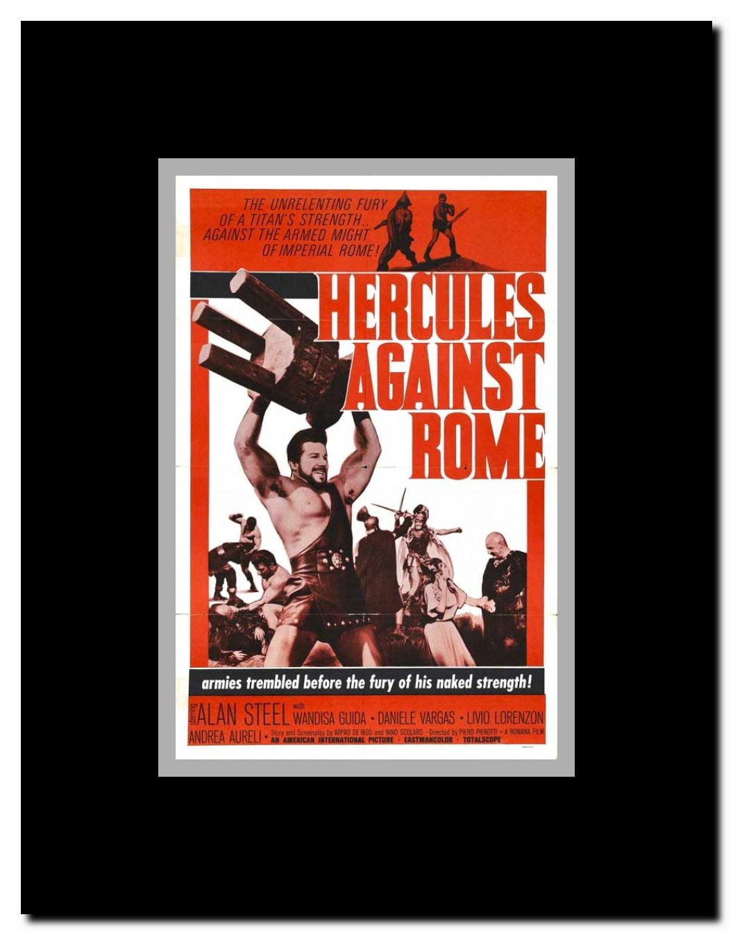 Hercules Against Rome Framed Movie Poster