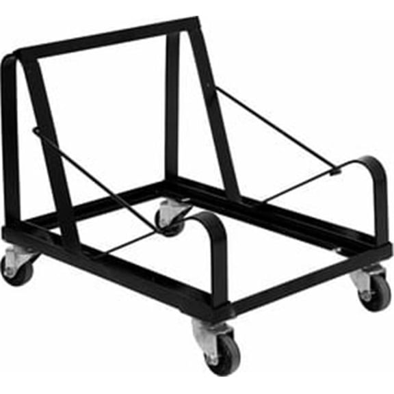 Hercules Black Steel Stack Chair Dolly