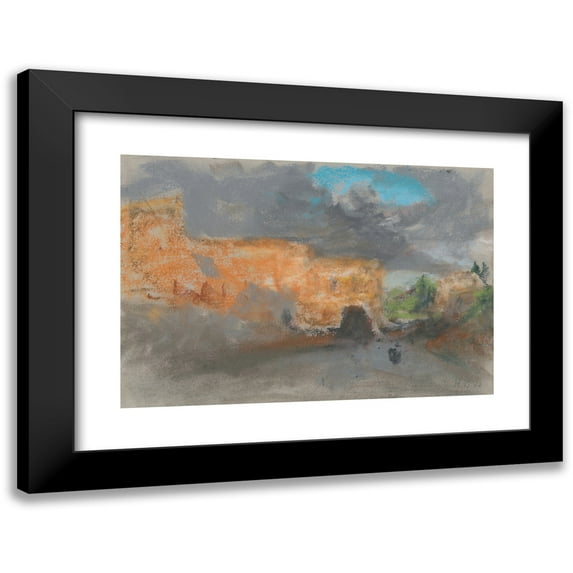 Hercules Brabazon Brabazon 14x11 Black Modern Framed Museum Art Print Titled - The Colosseum at Rome