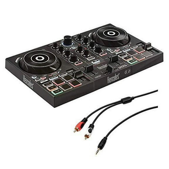 Hercules DJ Control Inpulse 200 with /8" Stereo Mini to Dual RCA Y-Cable (6') Bundle