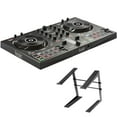 thumbnail image 1 of Hercules DJ Control Inpulse 300 2 Channel USB Controller, with Beatmatch Guide Software Included, with Laptop Stand for Workstations, 1 of 6