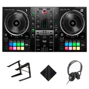 Hercules DJ Control Inpulse 500 Portable Controller+Headphones+Laptop Stand Kit