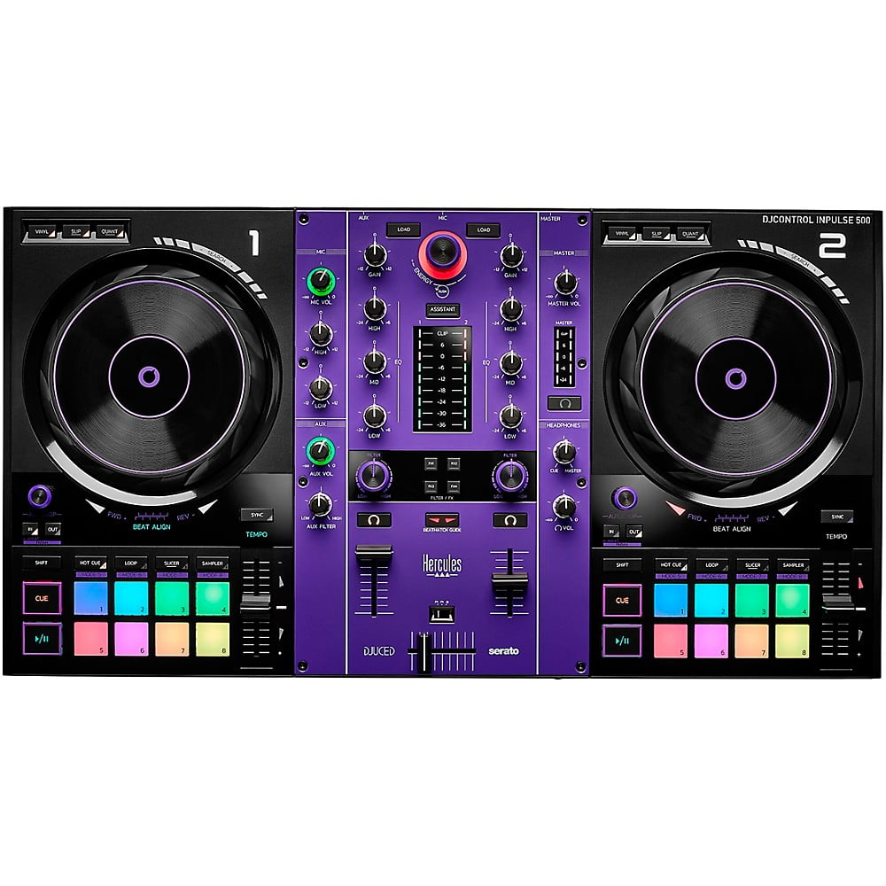 Hercules DJ DJControl Inpulse 500 Limited-Edition Controller Purple
