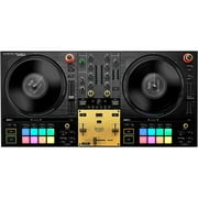 Hercules DJ DJControl Inpulse T7 Premium Edition 2-Channel Motorized DJ Controller With Premium Fader Module and Travel Bag - Gold