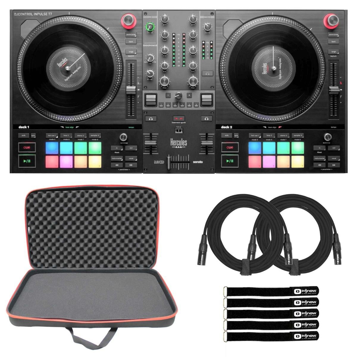 Hercules DJCONTROL INPULSE T7 2Channel DJ Controller with HardShell