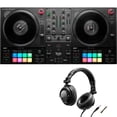 thumbnail image 1 of Hercules DJControl Inpulse T7, 2 Deck Motorized DJ Controller with built in STEMS Control, Serato DJ and DJUCED included Bundle with Hercules HDP DJ45 Closed-Back, Over-Ear DJ Headphones, 1 of 7