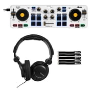 Hercules DJControl Mix DJ Controller Designed for Smartphones with Headphones Package