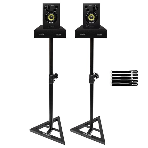 Hercules DJMonitor 32 3" 60W DJ Monitor Pair with Stands Package