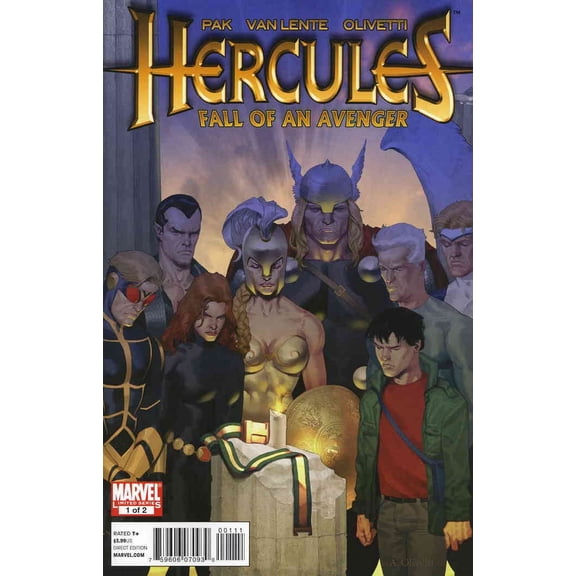 Hercules: Fall Of An Avenger #1 VF ; Marvel Comic Book