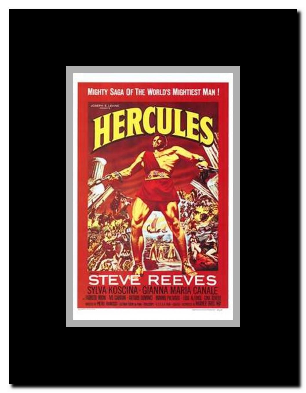Hercules Framed Movie Poster