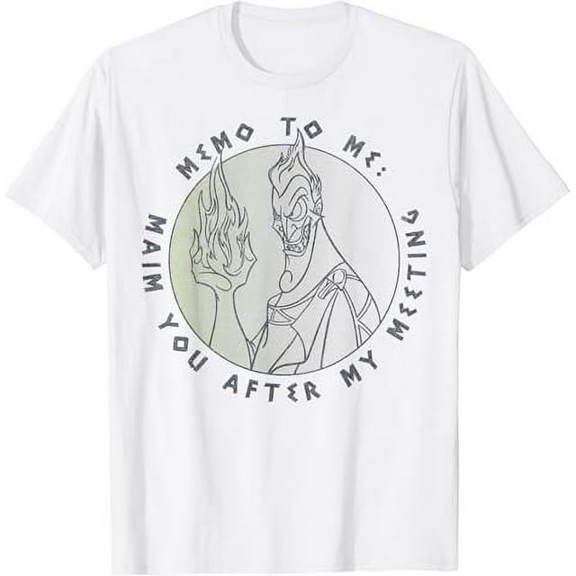 Hercules Hades Memo To Me Maim You After My Meeting TShirt
