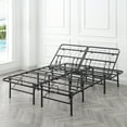 thumbnail image 1 of Hercules Heavy-Duty Adjustable Platform 14-Inch Metal Bed Frame | Mattress Foundation or Box Spring, Queen, 1 of 11