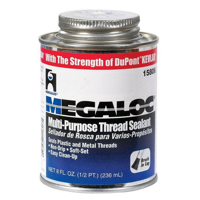 Hercules Hercules 15806 Megaloc MultiPurpose Thread Sealant, 8 Oz