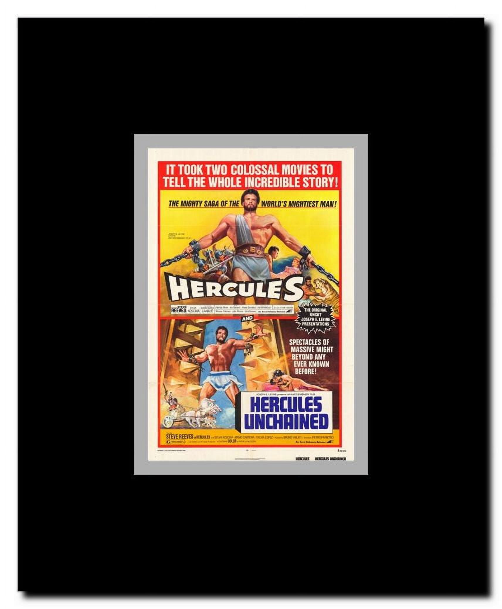 Hercules / Hercules Unchained Framed Movie Poster