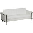 thumbnail image 1 of Hercules Lesley Series Contemporary Melrose White Leather Sofa with Encasing Frame, 1 of 1