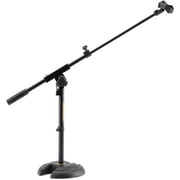 Hercules MS120B Lo-Pro Short-Boom Microphone Stand with EZ Clip