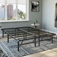 thumbnail image 1 of Hercules Metal Bed Frame 14-Inch Platform Bed Frame, Easy Assembly Mattress Foundation, Bed Frame No Box Spring Needed, Heavy Duty Foldable Bedframe, Noise Free - Twin, Black, 1 of 12