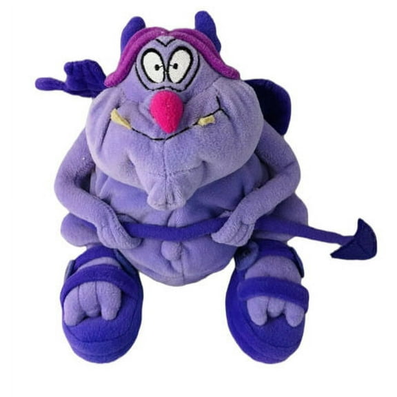 Hercules PAIN 9" Bean Bag Plush Gargoyle Purple Soft Stuffed Rare Authentic New