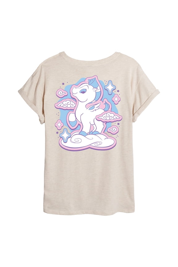 Hercules - Pegasus Hercules - Juniors Oversized Graphic T-Shirt