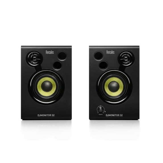 Hercules DJMonitor 32: 2 x 15 watts RMS active monitoring speakers