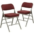 thumbnail image 1 of Flash Furniture Hercules Adult Triple Braced & Double Hinged Folding Chairs, Set of 2, Burgundy, 1 of 15