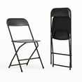 thumbnail image 1 of Flash Furniture Hercules Series Plastic Folding Event Chairs for Adults, Set of 2, Black, 1 of 20