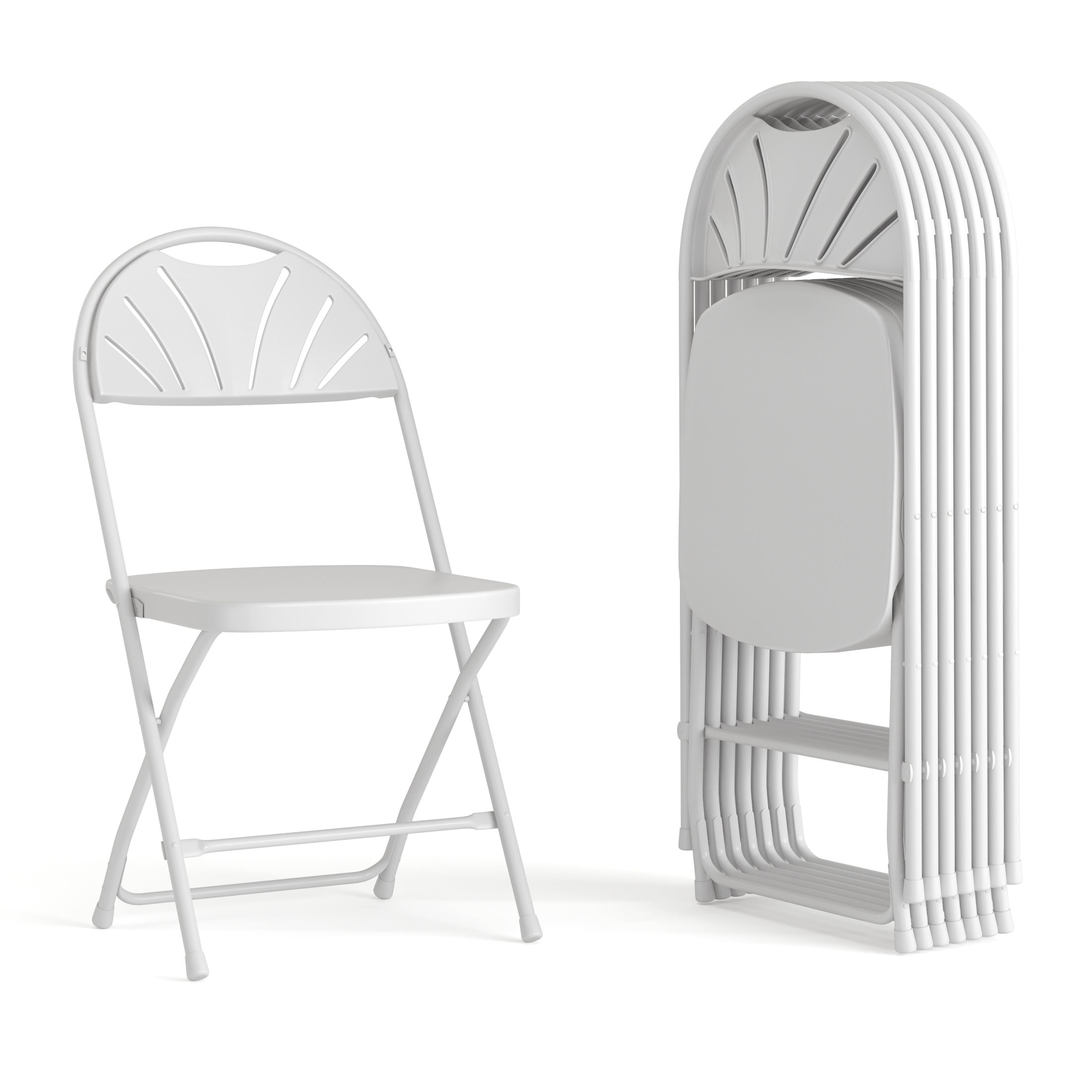 Fan chairs plastic discount