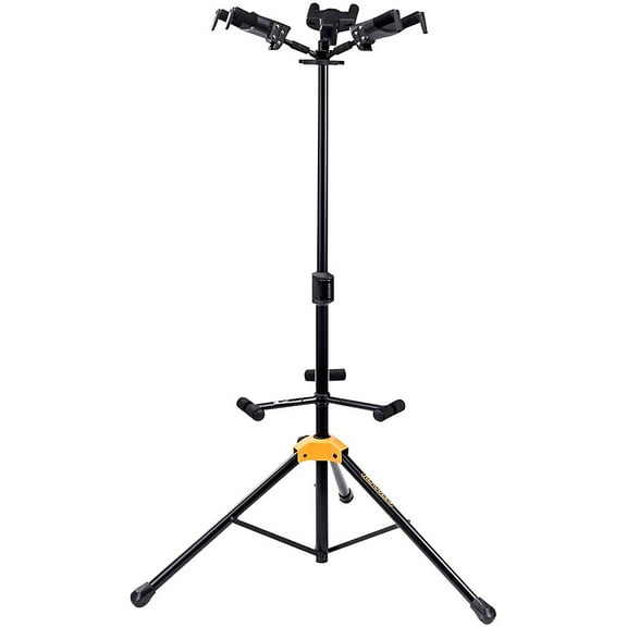 Hercules Stands GS432BPLUS Plus Series Universal AutoGrip Tri Guitar Stand w/ Foldable Backrest