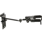 Hercules Stands GSP50SB PLUS Series Deluxe Auto-Grip Slat Wall-Mount Guitar Hanger with Long Arm