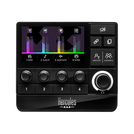 The Stream 200 XLR customizable 8-track audio mixer from Hercules DJ brings decades of audio expertise to livestreaming, content creation and gaming