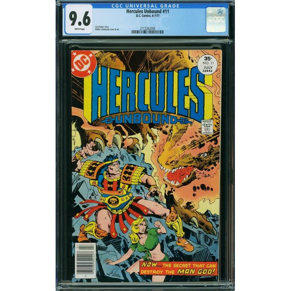 Hercules Unbound #11 - CGC 9.6 Comic Book