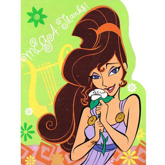 Hercules Vintage 1997 'Megara' Thank You Notes w/ Envelopes (8ct)