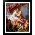 thumbnail image 1 of Hercules and Omfala 28x34 Large Black Wood Framed Print Art by Francois Boucher, 1 of 2